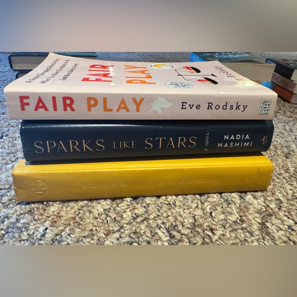 Book Lot! Fair Play, Sparks Like Stars and the Maidens, good condition!